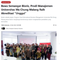 Akreditasi Unggul Manajemen Ma Chung
