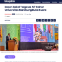 Dosen Bakal Tergeser AI? Rektor Universitas Ma Chung Buka Suara