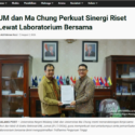 Kolaborasi UM dan Universitas Ma Chung