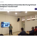 Dosen Fakultas Bahasa Universitas Ma Chung Perkuat Pembelajaran Transformatif