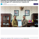MoA Ma Chung dengan UPT Lab Terpadu UM
