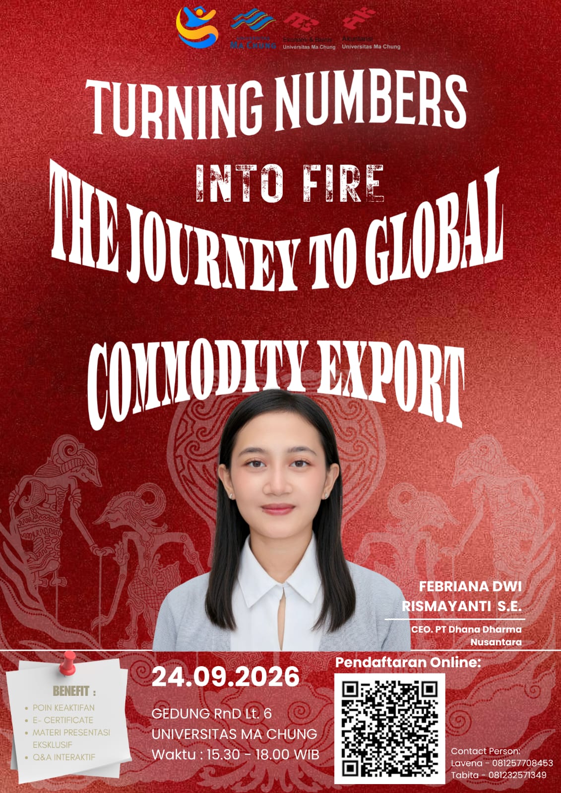 Seminar Universitas Ma Chung_The Journey to Global Commodity Export