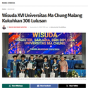 Wisuda XVI Universitas Ma Chung