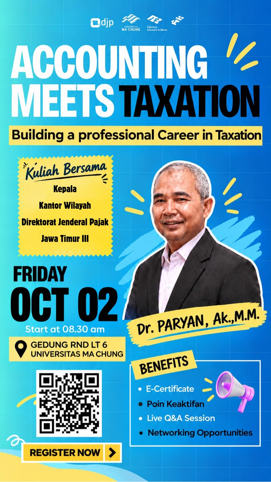 Kuliah Bersama Accounting Meets Taxation_Universitas Ma Chung