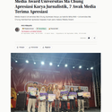 Media Award Universitas Ma Chung