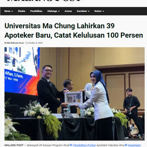 Sumpah Profesi Apoteker Universitas Ma Chung